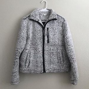 GARAGE White Sherpa Jacket
